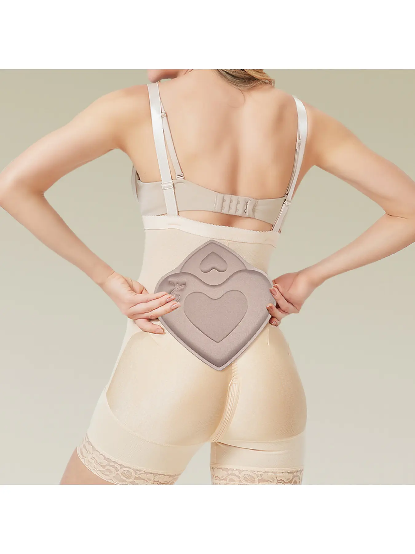 A Waist and Abdomen Ring Suction Pressure Plate, Abdominal Lower Back Support Plate, Small Waist Pad