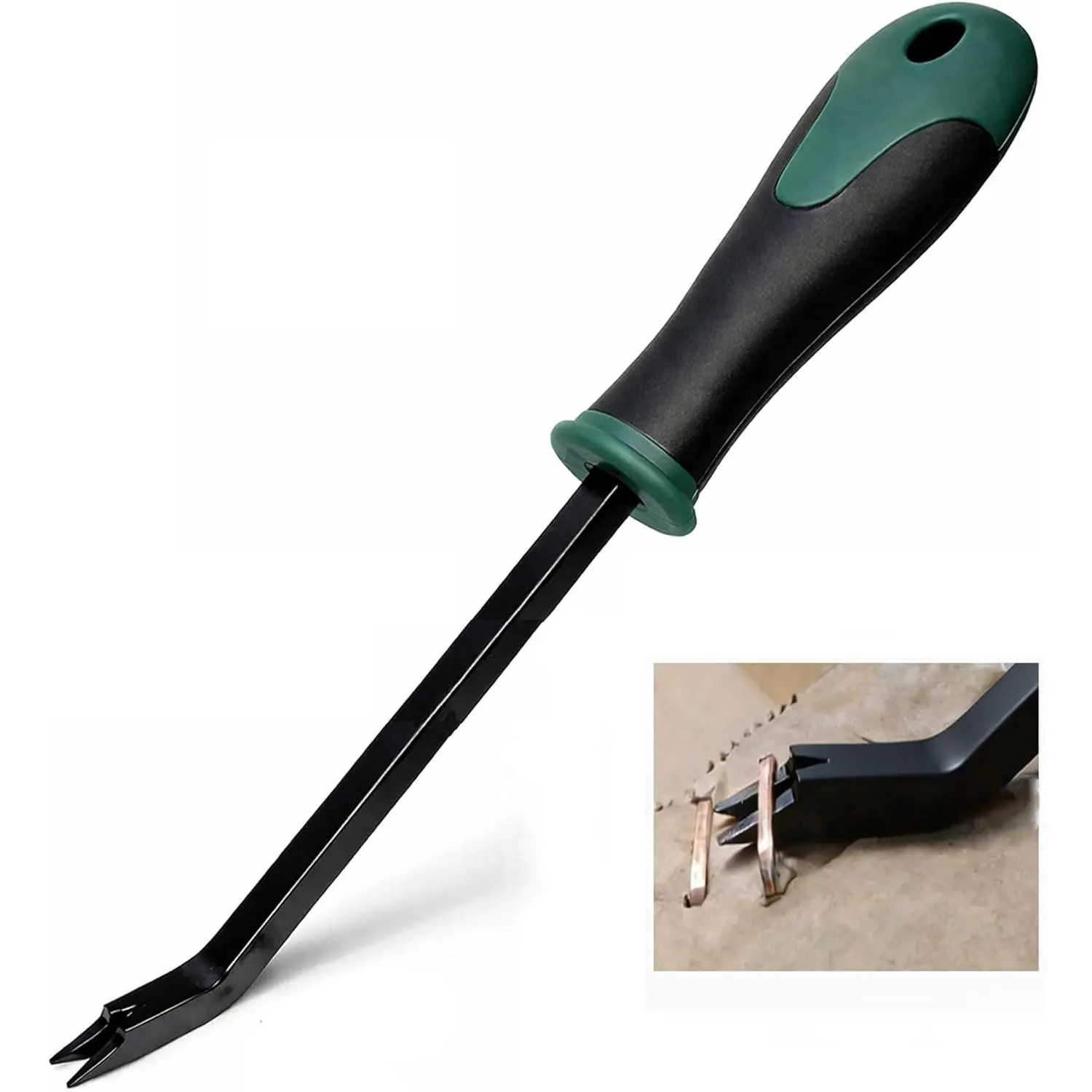 Staple Remover Tool, Heavy Duty Upholstery Staple Puller for Carpet, Furniture,  & Floor