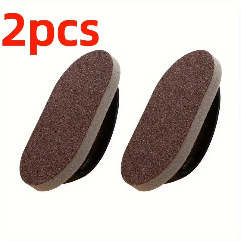 2pcs Reusable Magic Sponge Brush, Kitchen Cleaning Brush with Handle, Heavy Duty Stain Remover for Pans & Utensils, Bathroom Sink Cleaning Wipe, Durable Washable Eraser Tool