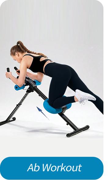 Home Core Training System - Foldable Adjustable Ab Trainer, Knee Support Abdominal Exercise Machine for Home Core Workout