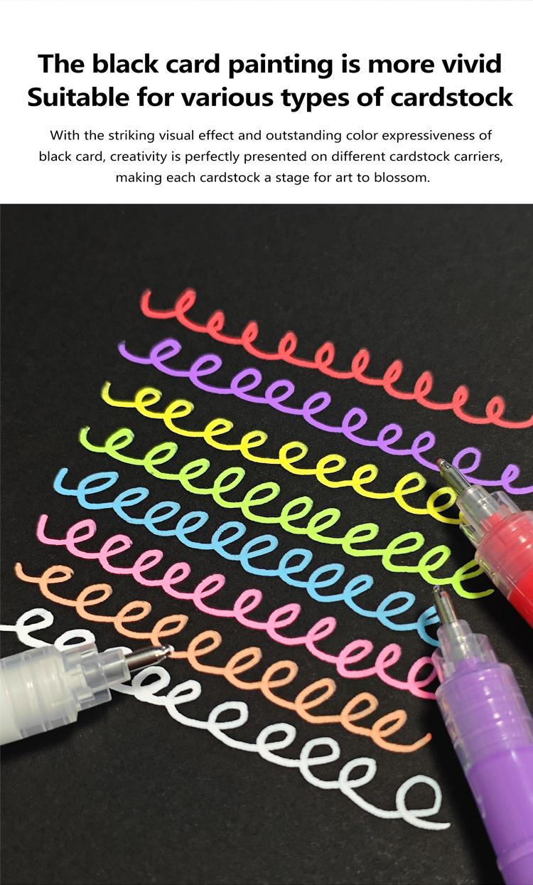 12 Colors High Gloss Acrylic Markers,1mm Bullet Nib Acrylic Paint Pens, Art Markers Pen,Bright Colors,Big Capacity ink,Wide Range of Uses,For Rock Painting, Canvas, Wood, Glass, Ceramic, Fabric, Plastic, Egg,Gift For Back To School, Color Marker Set