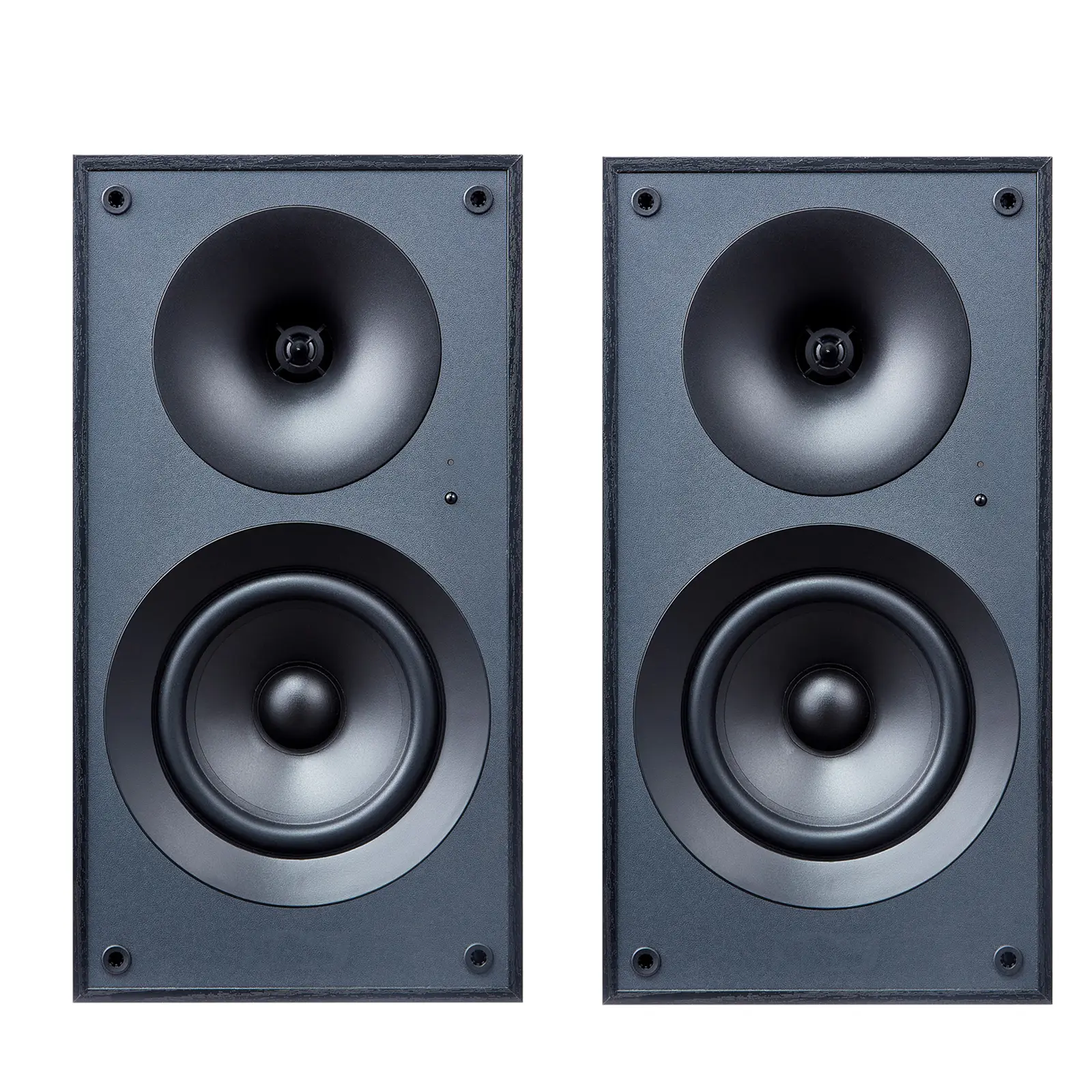 Classic Indoor Powered Bookshelf Speakers - AC 120-240V, 50/60Hz Voltage, 25W X 2 Rated Power, Straightforward Connection, Distinct Audio Output