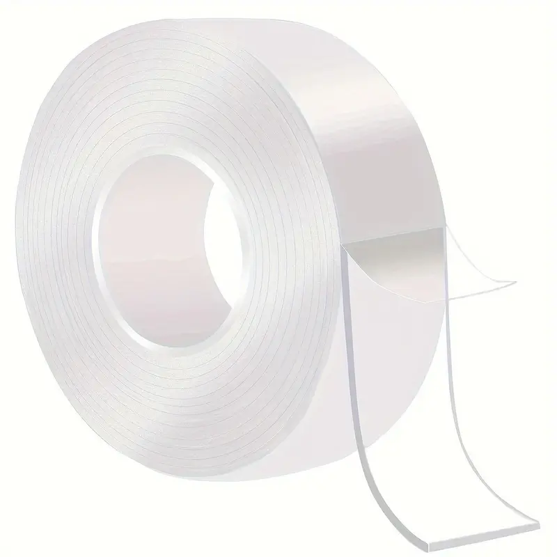 Transparent Double Sided Nano Tape, 1 Roll Multifunctional Self-adhesive Double-sided Tape, Transparent Waterproof High Viscosity Traceless Tape, Multipurpose Mounting Tape, High Bond Adhesive, Clear Double Sided Tape