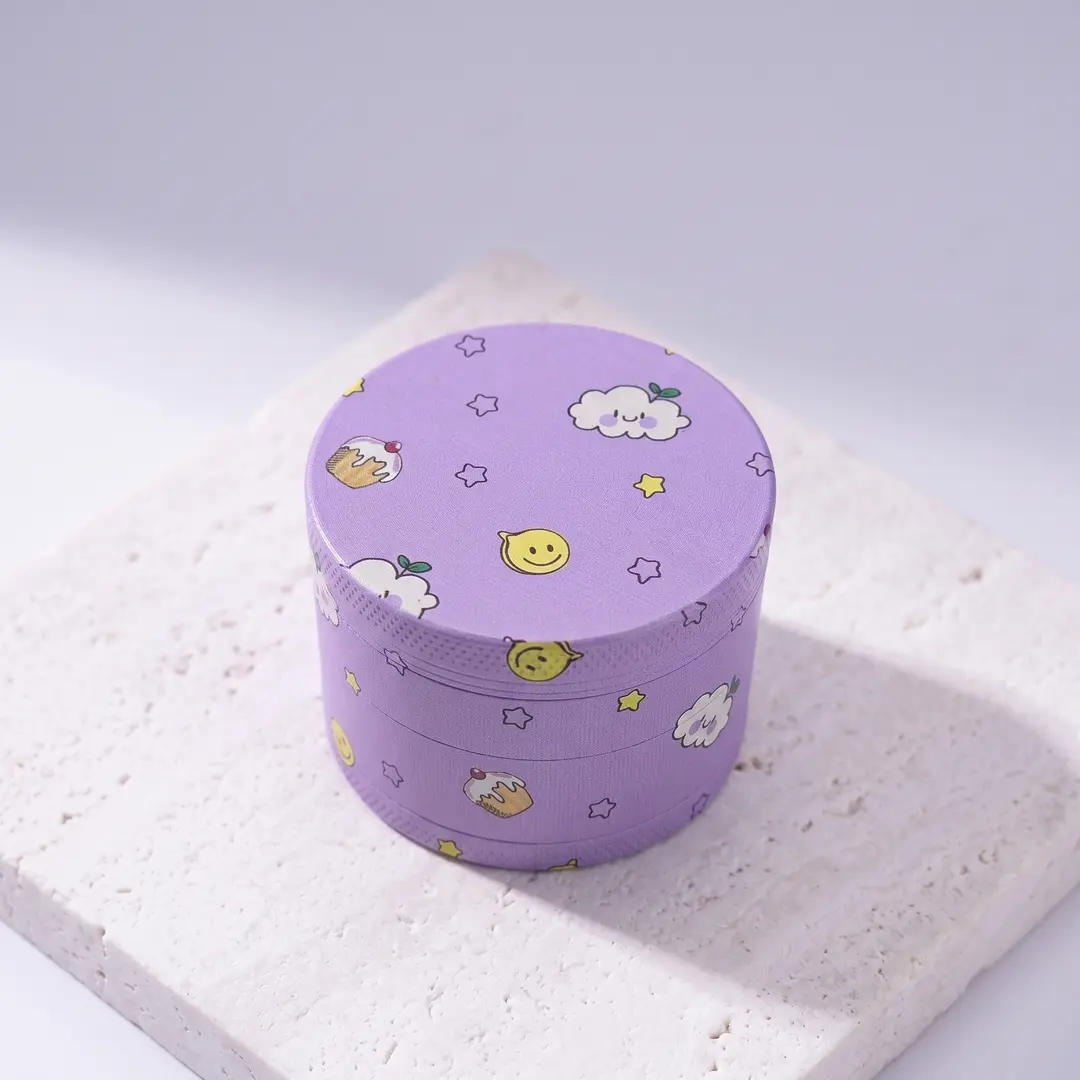 1.97 inch 50mm Cloud Pattern A Metal Manual Spice Mill Four Layer Salt Pepper Grinder Zinc Alloy Kitchen Seasoning Tool Kitchen Gadgets Gift