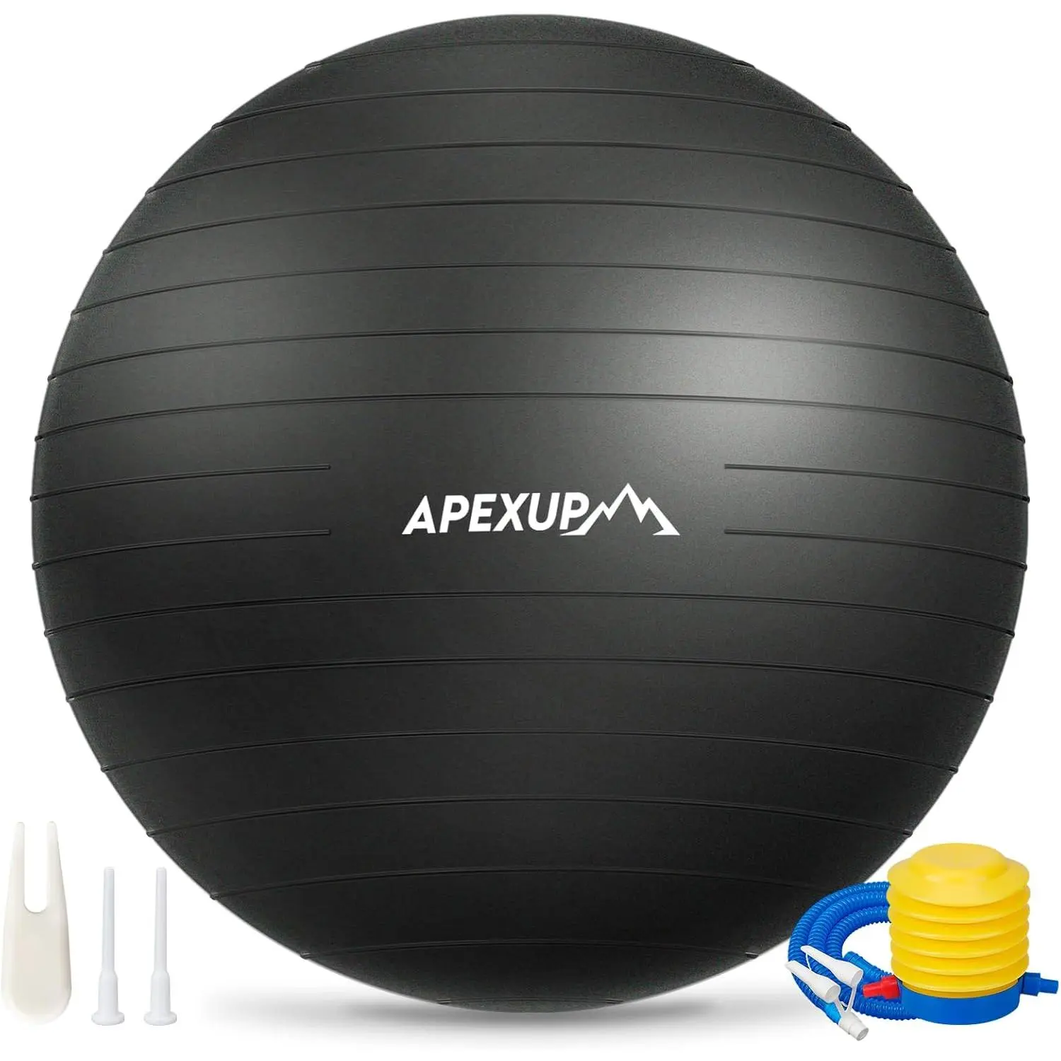 Anti-Slip Heavy-Duty PVC Stability Ball, 660 lbs Load Capacity Portable Workout Equipment for Core Training & Pregnancy Physical Therapy