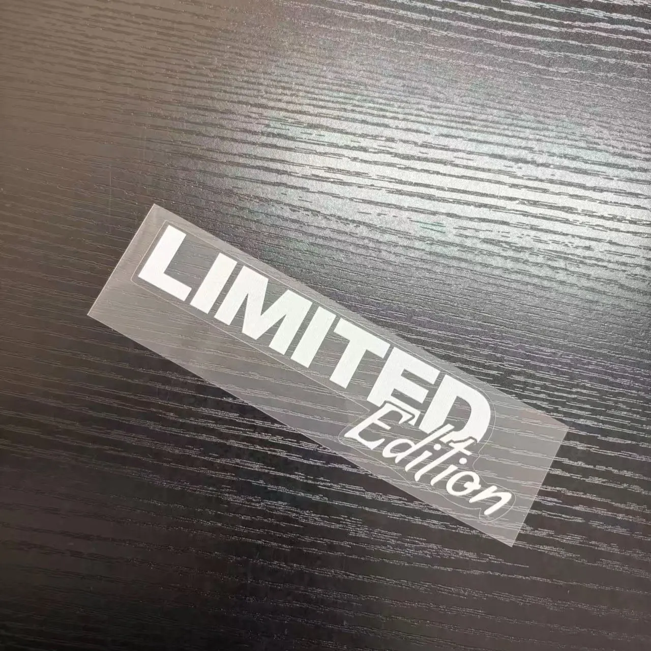 Customizable Limited Edition Motorcycle Sticker, Waterproof Durable DIY Decor, Scratch Cover for Bumper Fuel Tank Trunk, Self-Adhesive