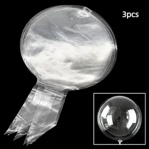 Transparent Bubble Balls 10-36 Inches, Hollow Fillable Balloons, Helium Inflatable Balloons, Party Decorations for Weddings, Birthdays, Valentine's Day