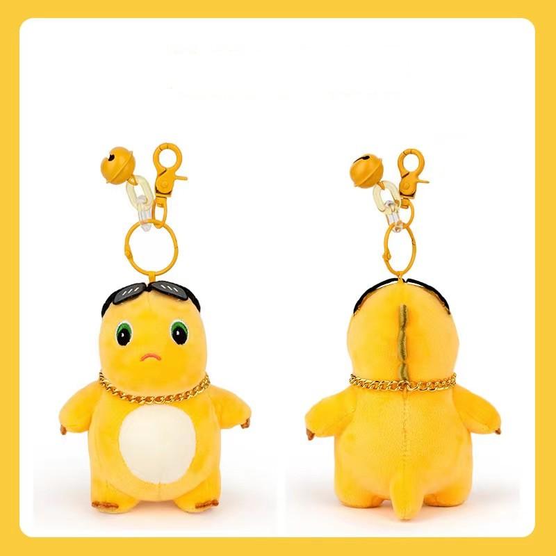 13cm Kawaii Nailong Plush Toys Cute MilkDragon Pendant  Bag Accessories Keychain Bag Car Pendant Valentine's Day Gift