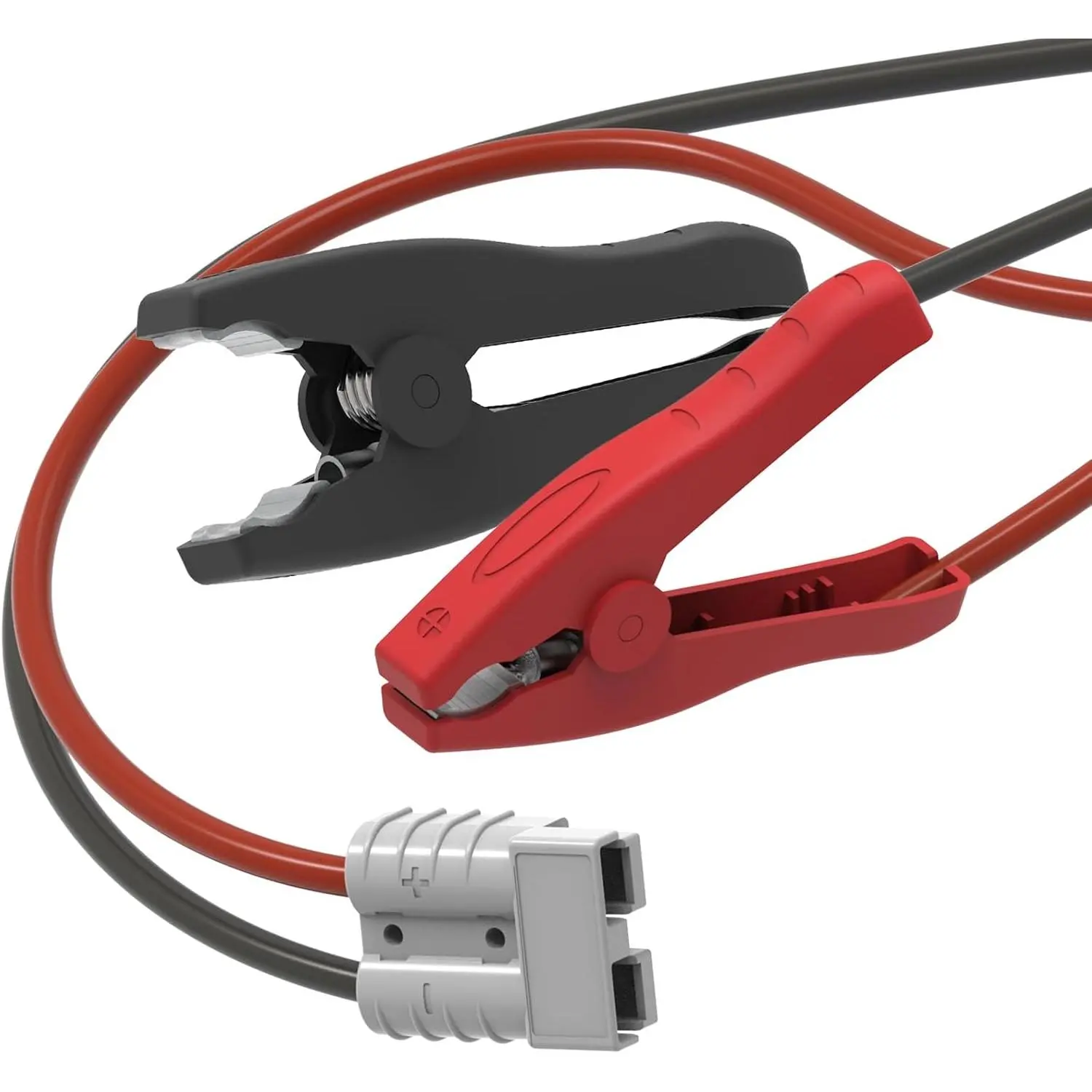 8 AWG High Current Alligator Clip Booster Jumper Cable, 3.3FT Tinned Copper Electronic Wire with 50A Anderson Plug Connector for 12/24V Inverter, Car Battery Charging & Repair, Cars
