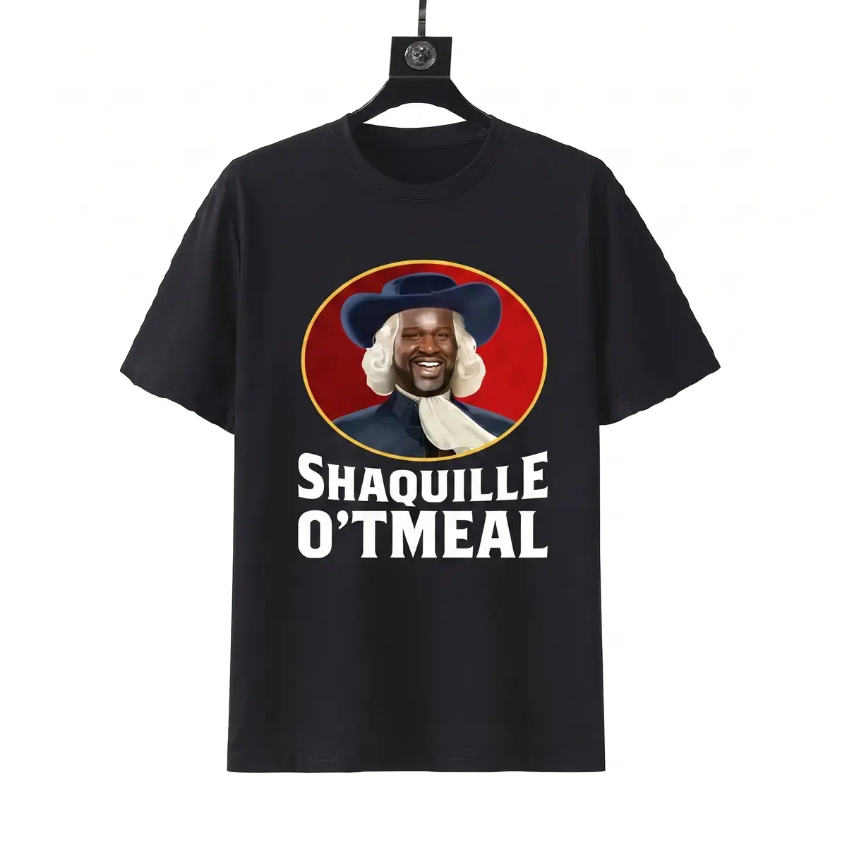 Funny Shaquille O'Neal Printed T-Shirt, Basketball Legend Humorous T-Shirt, Trendy Loose Casual Short Sleeve, Cool and Novelty Gift for Boys and Girls
