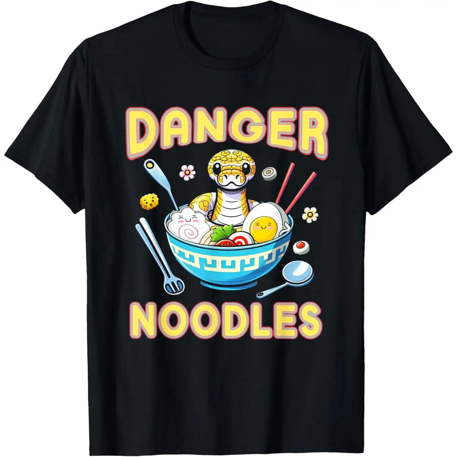 Men's Graphic T-Shirt - Natural Soft Fabric, Round Neck, Short-Sleeve, Sports Streetwear Casual Top for Ball Python Snake Owners
