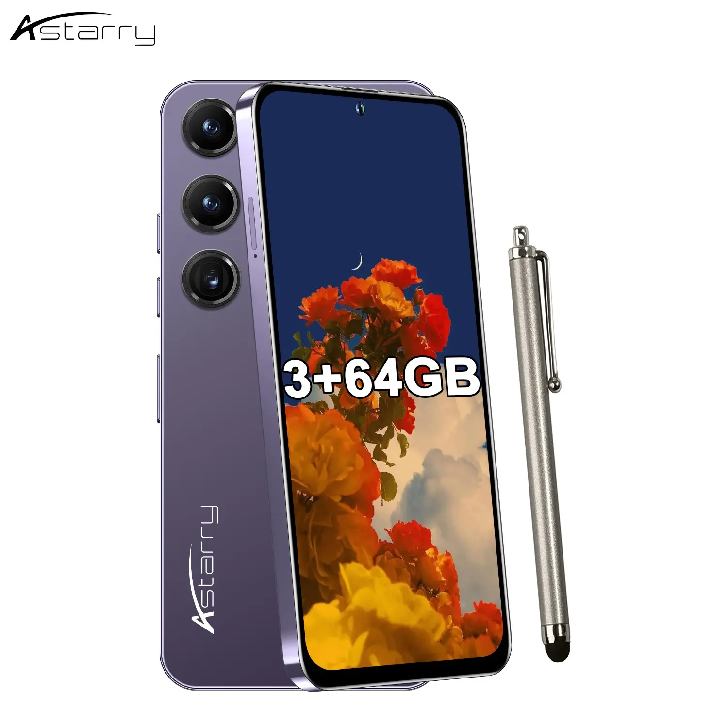 Astarry-Unlock 4g Smartphone 25 Ultra, 6.56-Inch Display, 3gb+64GB RAM, 3800mah Battery, Dual Sim, Android Os, 5mp+13mp Cameras