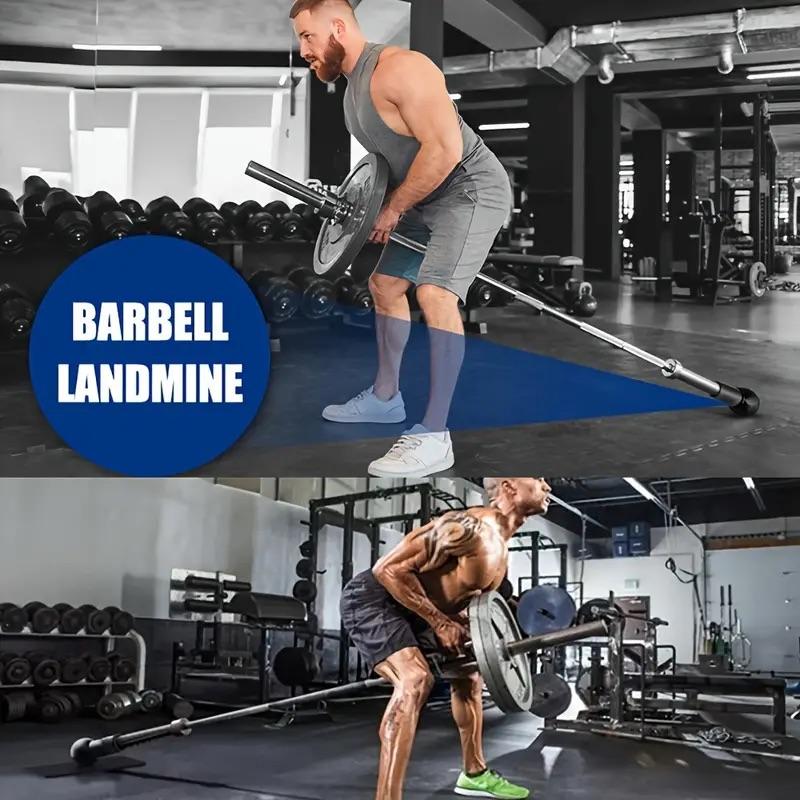Olympic Barbell Landmine Attachment | 2-Inch Bar Fit for Home Gym Barbell Landmine Training Mount | Home Gym Muscle Building Equipment