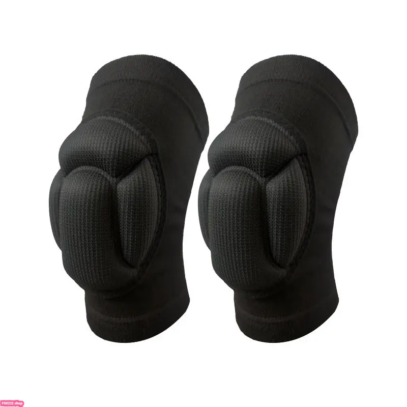 1 Pair Adjustable Thick Padded Knee Pads, Non‑Slip Shock‑Absorbing Knee Guards, Breathable Protective Knee Braces for Gardening Cleaning Construction Skateboarding Dance Sports Daily Workouts