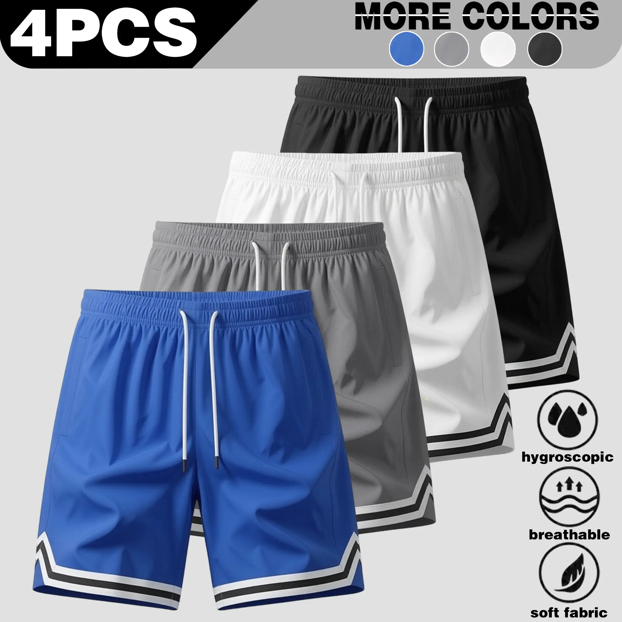 New European and American summer men's shorts fashion loose outdoor sports pants casual pants trend basketball men's pants