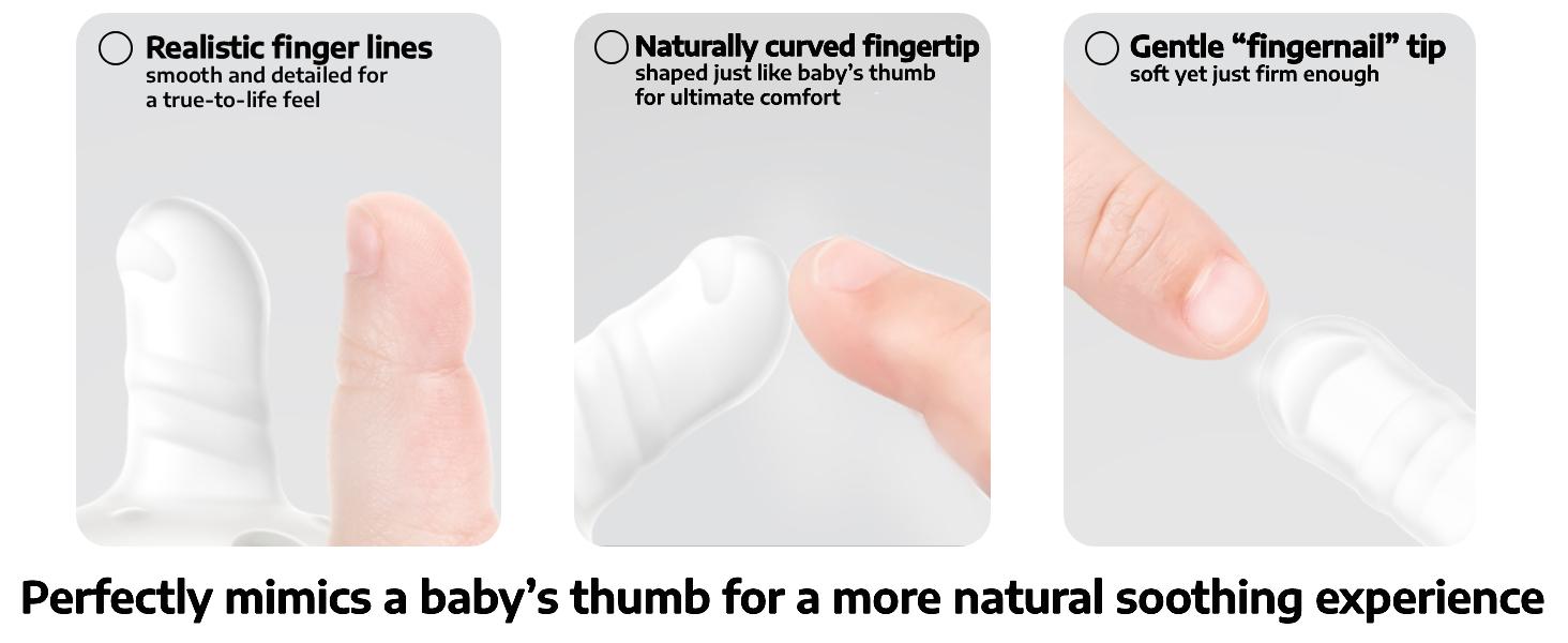 Baby Pacifier Set with Clip, 4-Pack Soothing Infant Pacifiers, Non-Contact Shield, BPA-Free Food-Grade Silicone