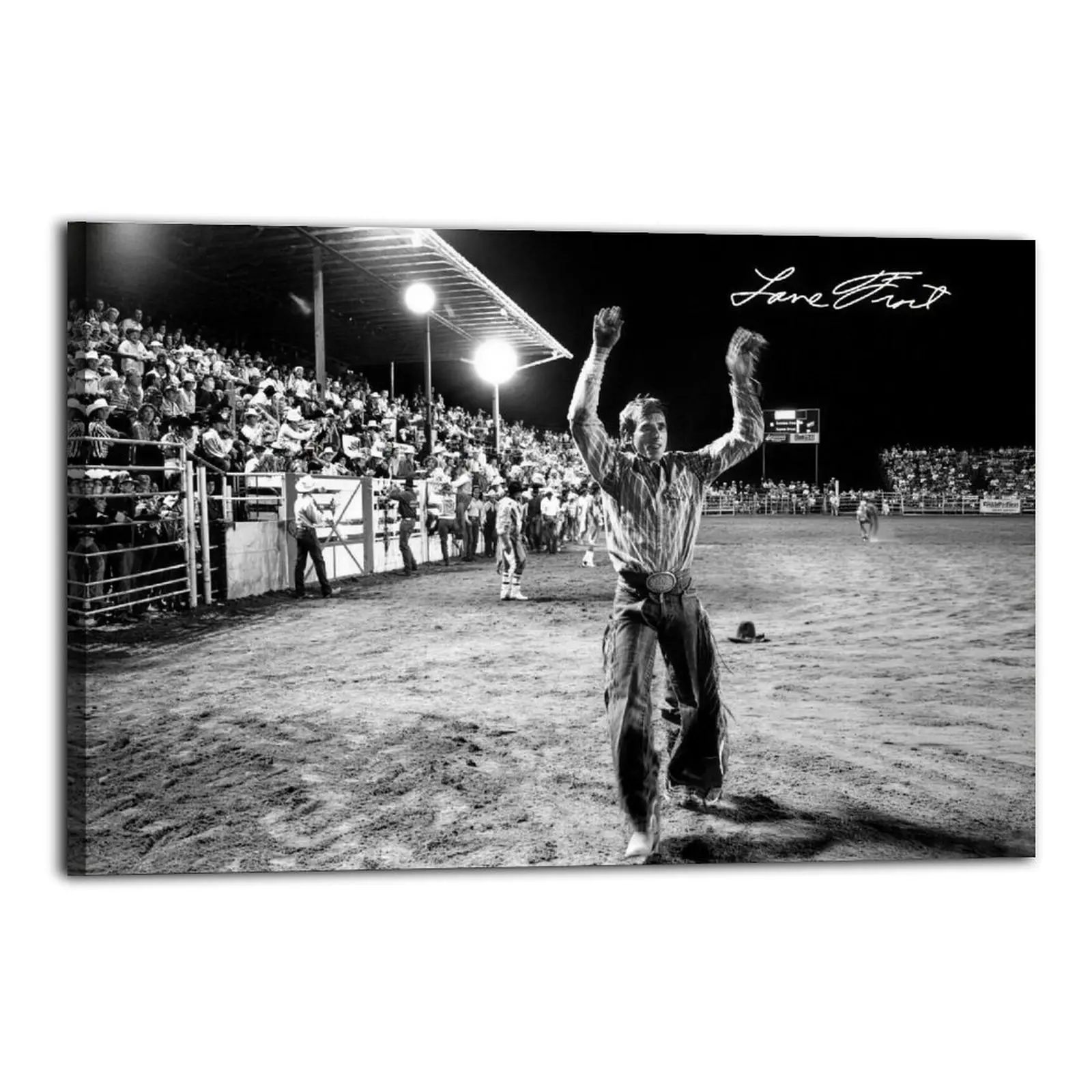 Lane Frost Legendary Bull Rider| Bedroom Art | Bathroom Art | Trendy Wall Art | Funky Wall Art