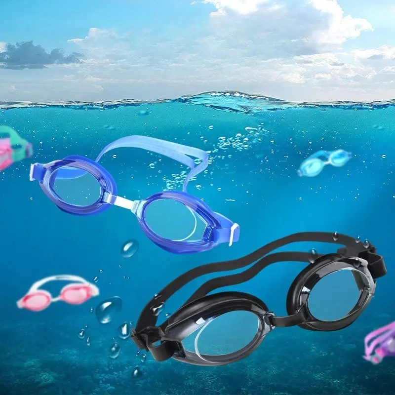 Waterproof Swimming Goggles, Silicone Anti-Fog HD Swim Eyewear, Unisex Swimming Eye Protection Goggles