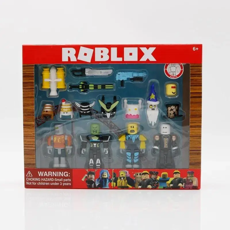 2026 hot item Roblox Game Robot World Champion Style Toy Set with Accessories Plastic Cartoon Character Children's Gift for Christmas Popular toys, Roblox Figures, Unisex