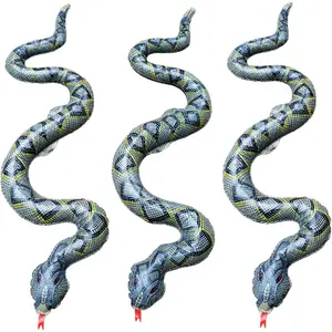 Inflatable Snake,3 Pack Fake Snakes 37.4 inch Large Inflatable Snakes for Garden Pool Halloween Decorationfidget toys