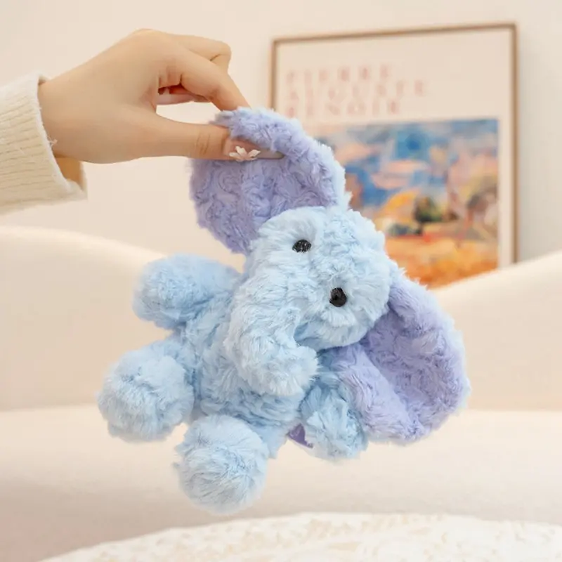 Cute Raccoon Elephant Plush Toy, Soft and Comfortable, Stuffed Animal Gifts, Gift, Home Decor, Halloween Gift, Small Elephant Plush Doll