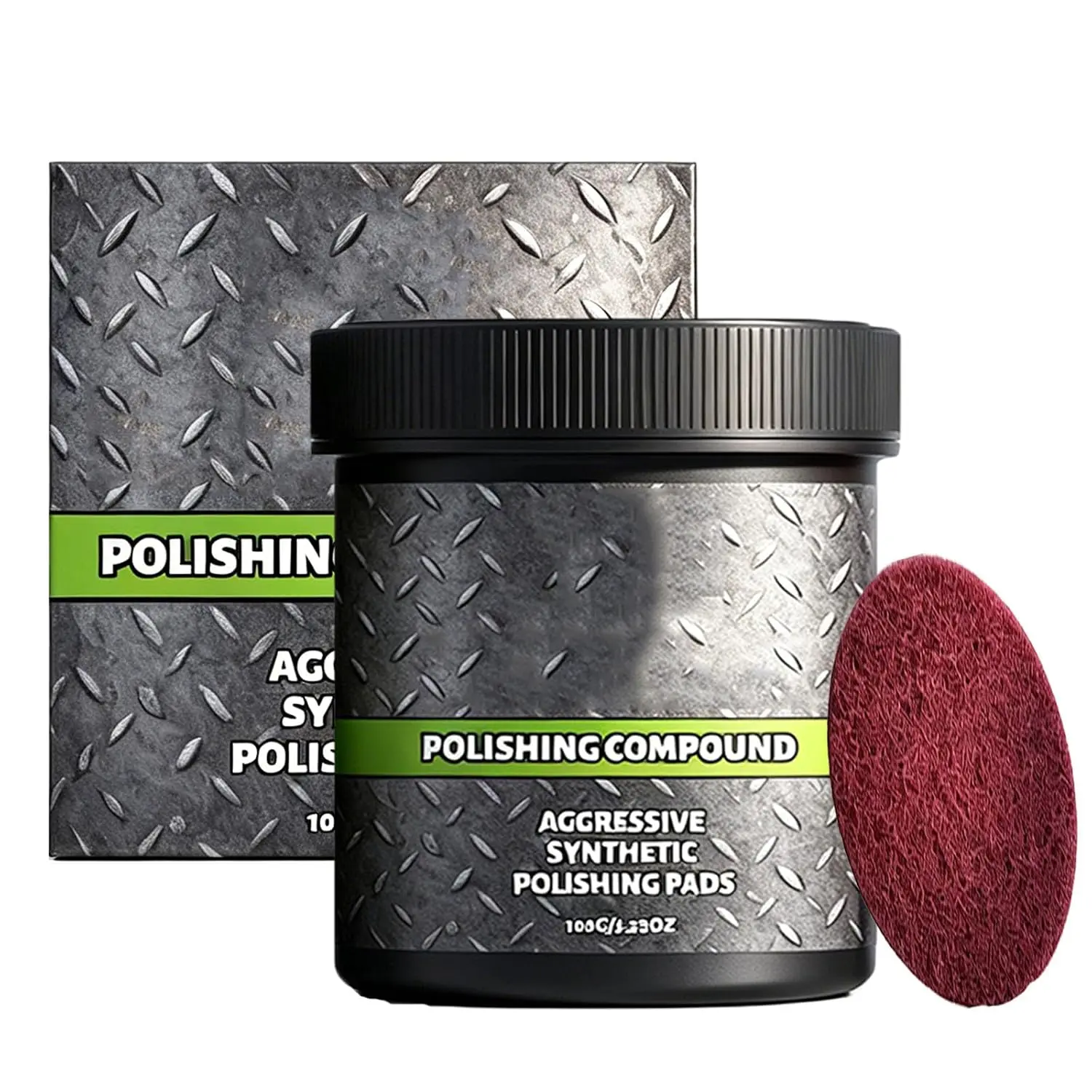 Ultracut Polishing Compound,Surface Restoration Polish with Pad,Scratch & Swirl Remover, High Gloss Finish, Easy Application, Polish & Wax for Metal, Stone, and More, Buffing Compound