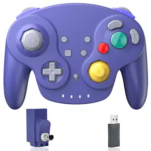2.4 GHz  GameCube Controller   Controller, USB Receiver & NGC Receiver, Compatible with Windows PC iOS  Raspberry Pi, GameCube/ - (Rechargeable) (Plug and Play) Indigo