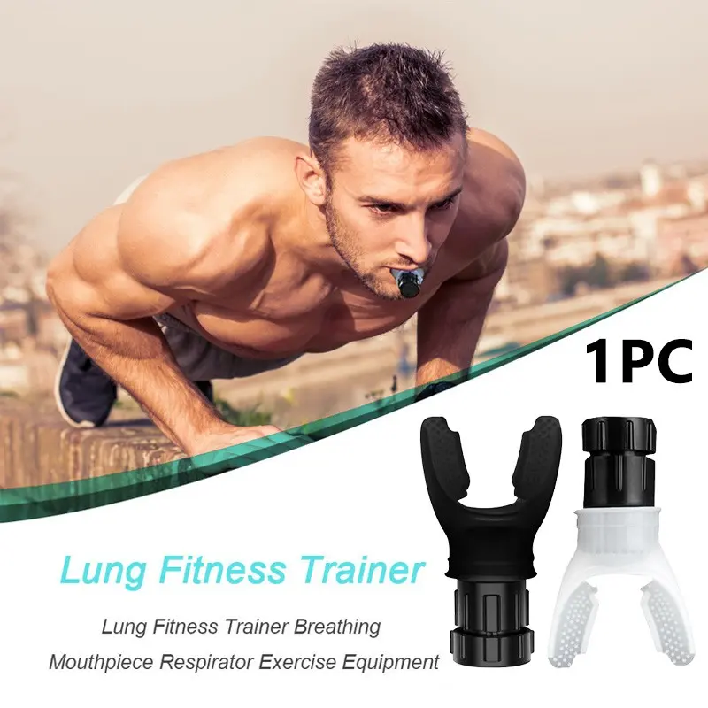 Adjustable Breathing Trainer, Portable Lung Capacity Trainer, Ideal for Warm-Up, Running, Cycling, Gym Training, Breath Control Practice, Sports Training Equipment