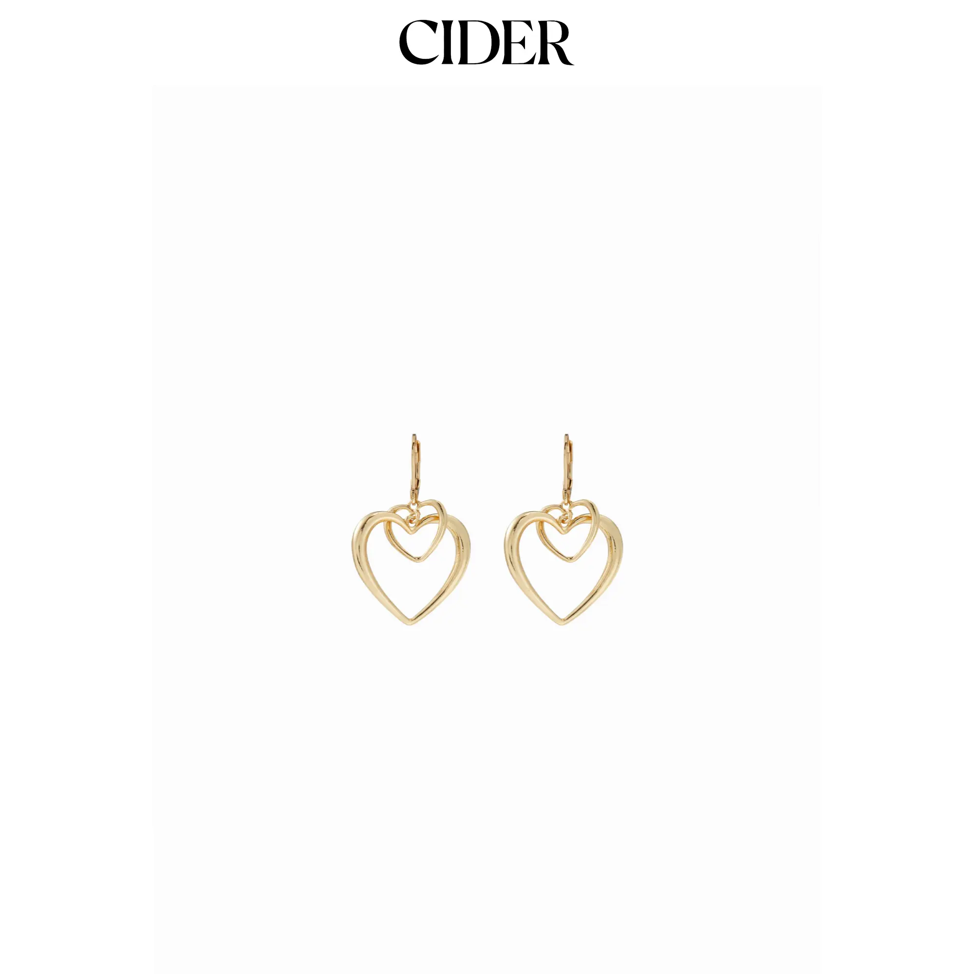Cider HEART DROP EARRINGS