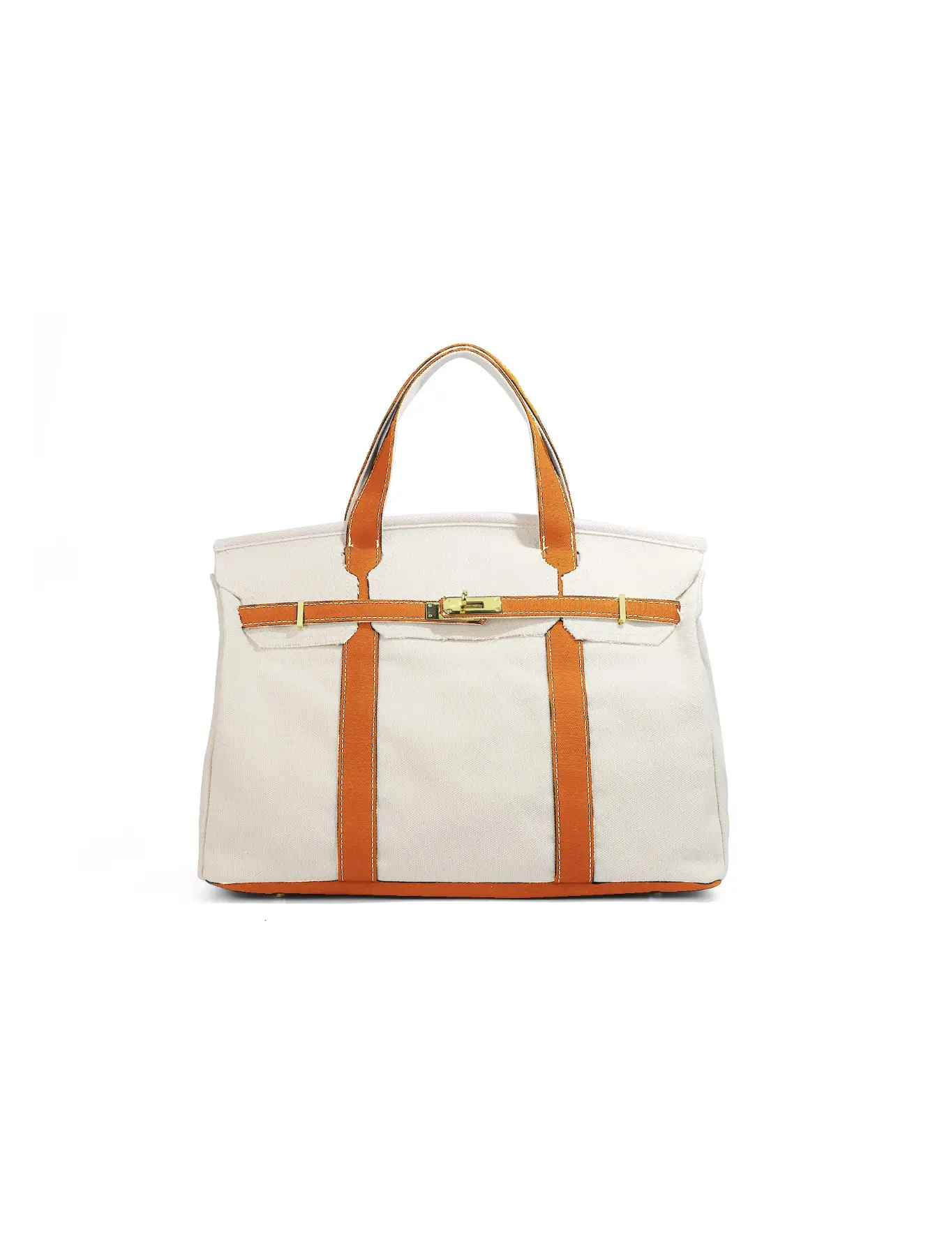 New High-End Canvas Colorblock Handbag, Fashion Patterned Bag, Large Capacity Commuter Tote Bag, Versatile and Stylish, Perfect for Daily Use