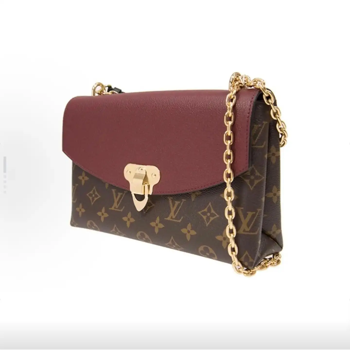 Pre-owned Louis Vuitton Saint Placide Purple Chip Envelope Bag