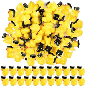 36pcs Mini Graduation Resin Ducks Miniature Grad Ducks with Cap for 2026 Graduation Craft Gift Supplyfidget toys