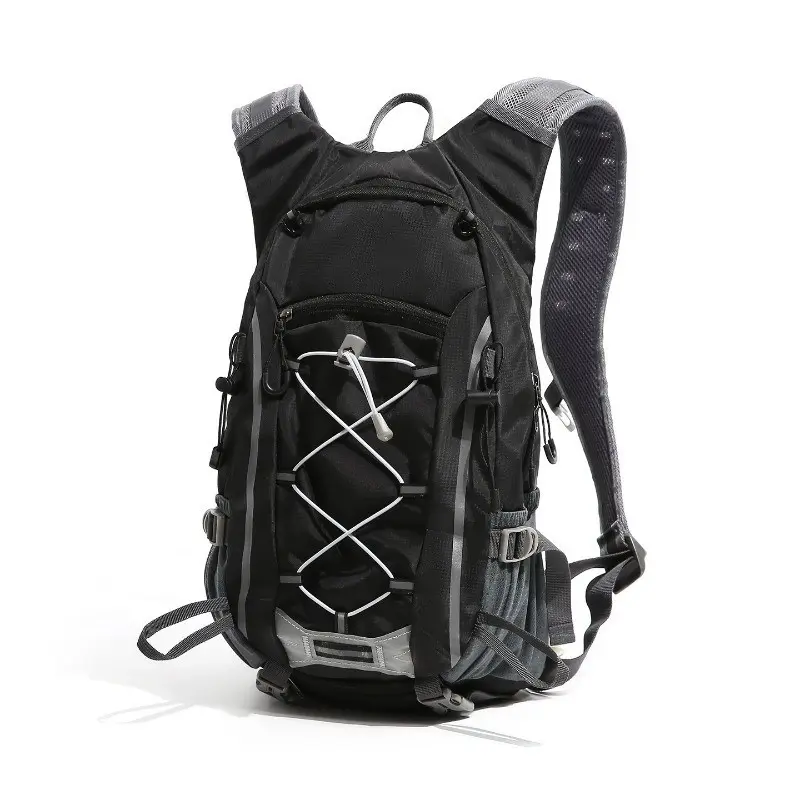 Lightweight Reflective Hiking Hydration Backpack, Breathable Outdoor Cycling Mountaineering Trail Running Water Storage Daypack