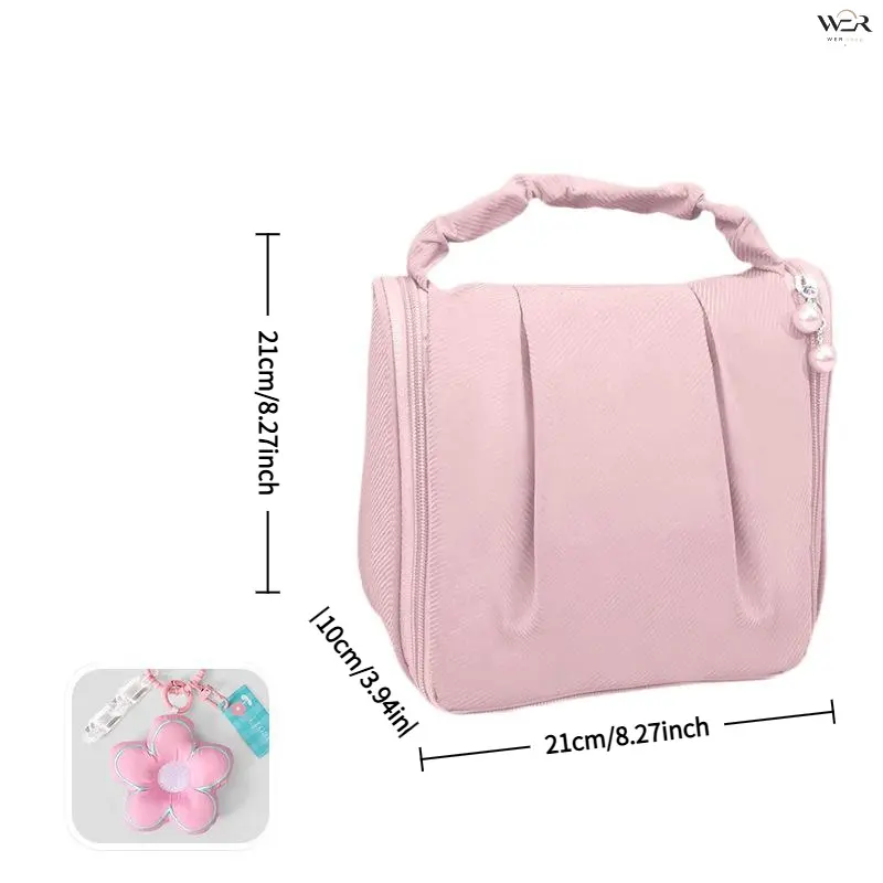 New Cloud‑Shaped Makeup Bag, Portable Travel Toiletry Bag, Luxury High‑End Cosmetic & Brush Storage Pouch, Multifunctional Toiletry Organizer Case, Suitable for Travel and Daily Storage Occasions