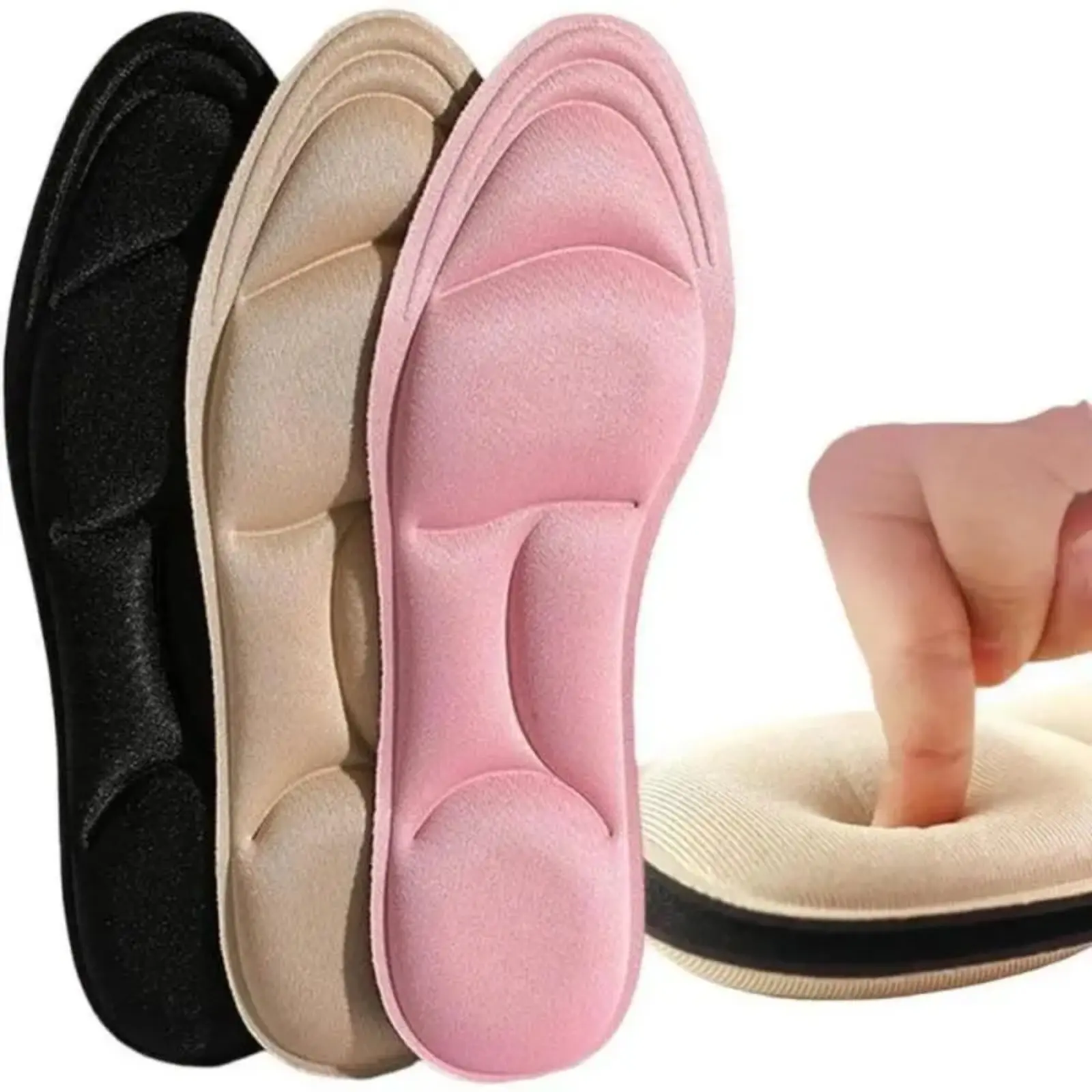 5D Sport Insoles Memory Foam for Shoes Women Men Deodorant Breathable Cushion Running Insoles for Feet Care Orthopedic Insoles
