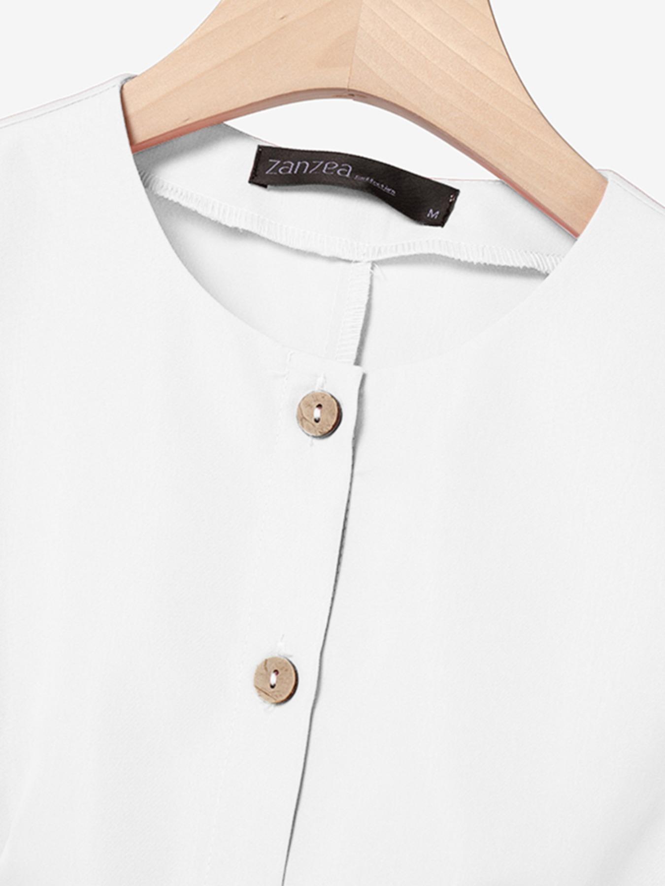 Women's Two Piece Plain Woven Crop Top High Waist Elastic Wide Leg Pants Summer Daily Wear Elegant Fashion Outfit Set