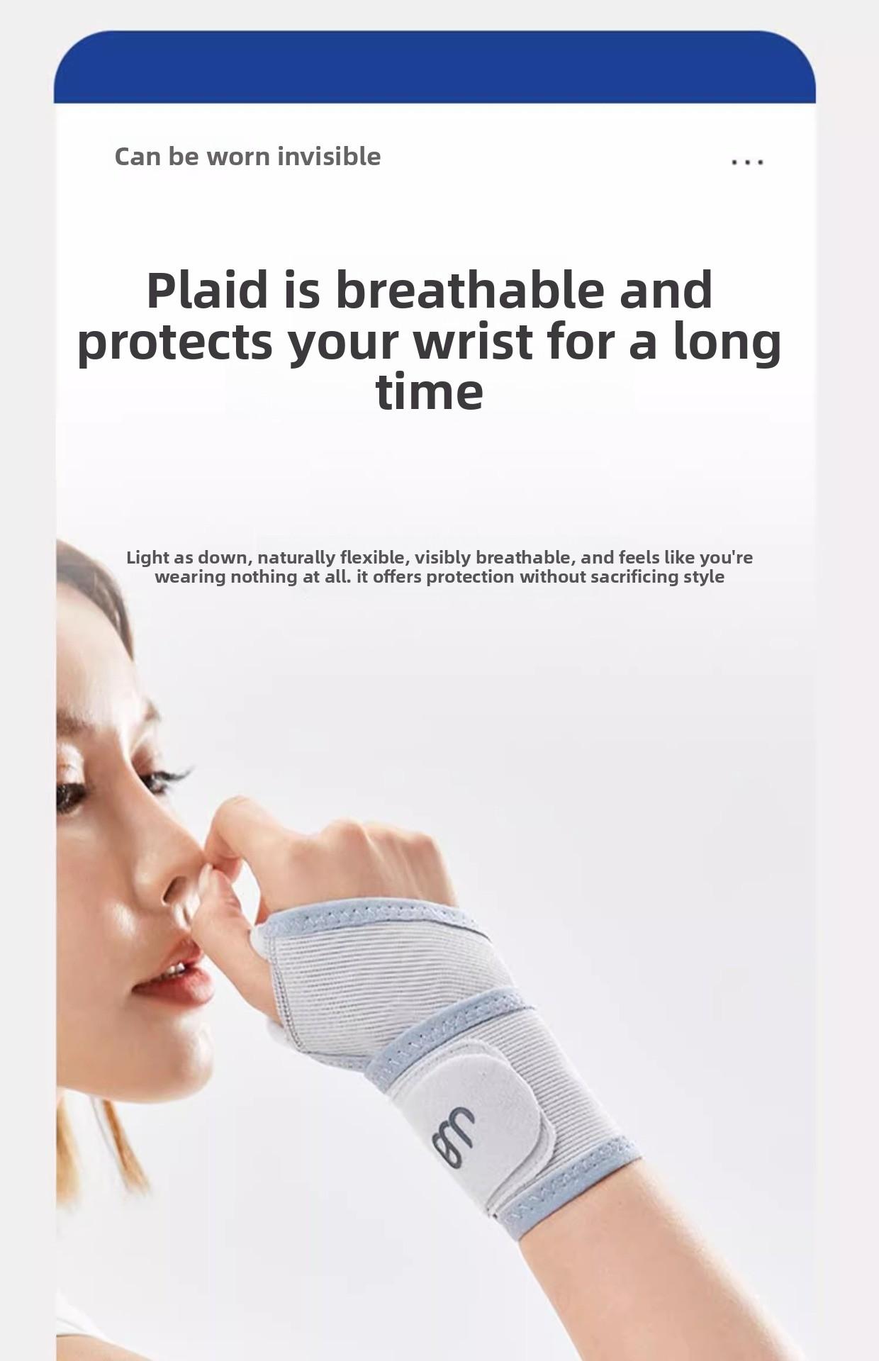 Sports Bracer Thin Strap Pressurized Stable Tendon Sheath Wrist Badminton Basketball Fitness Bracer