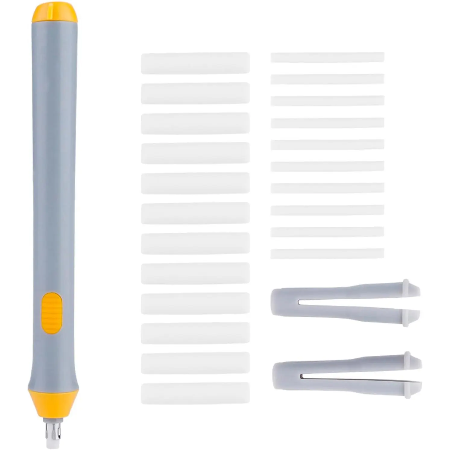 Electric Eraser Artist Eraser Set with 22 Eraser Refills Drawing Erasers for Art Pencils Sketching (Gray)