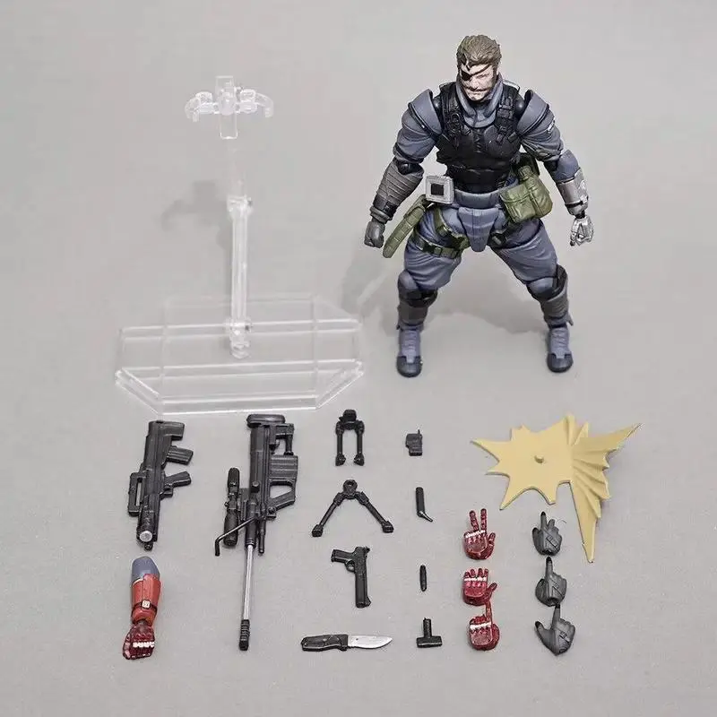 Venom Snake Metal Gear Solid V The Phantom Pain Vulcanlog 004 160mm Articulated Action Figure Adult Collection