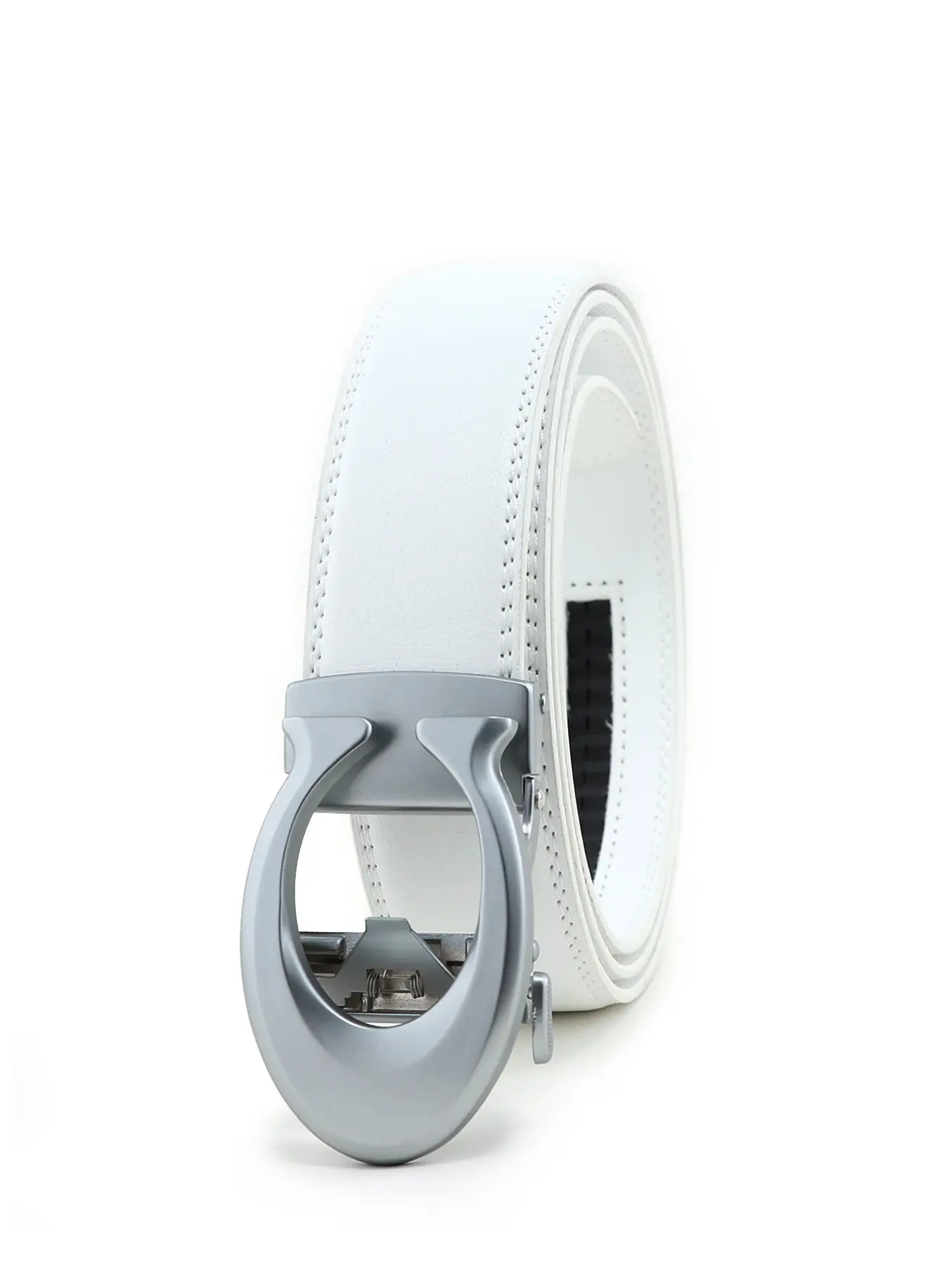 New Fashion Men's Belt, Leather Belts, Solid Color Business Casual Style, Trendy Men's Waistband, Perfect for Office and Leisure Wear