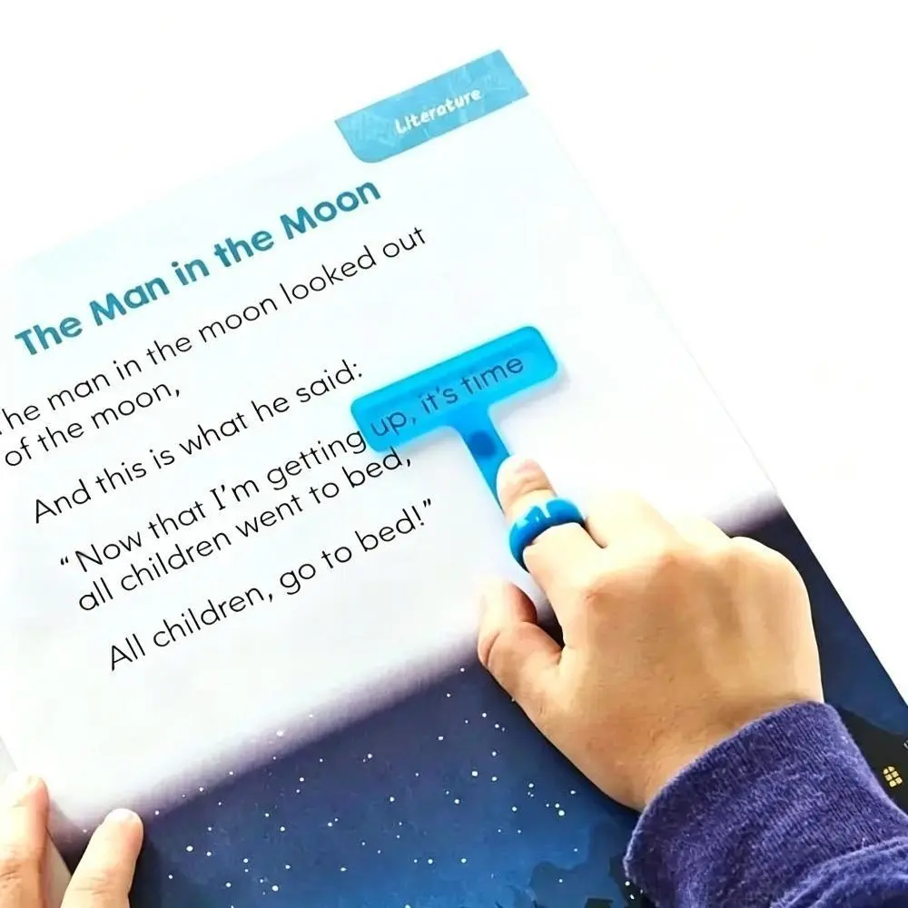 FingerFocus Guided Reading Pointer Strips - 3PC 7.5*5cm Compact Reading Aid, Supports Dyslexia and ADHD Learners, Track Text Line by Line, Special Education School Supplies, For Dyslexia, Boost Reading Focus