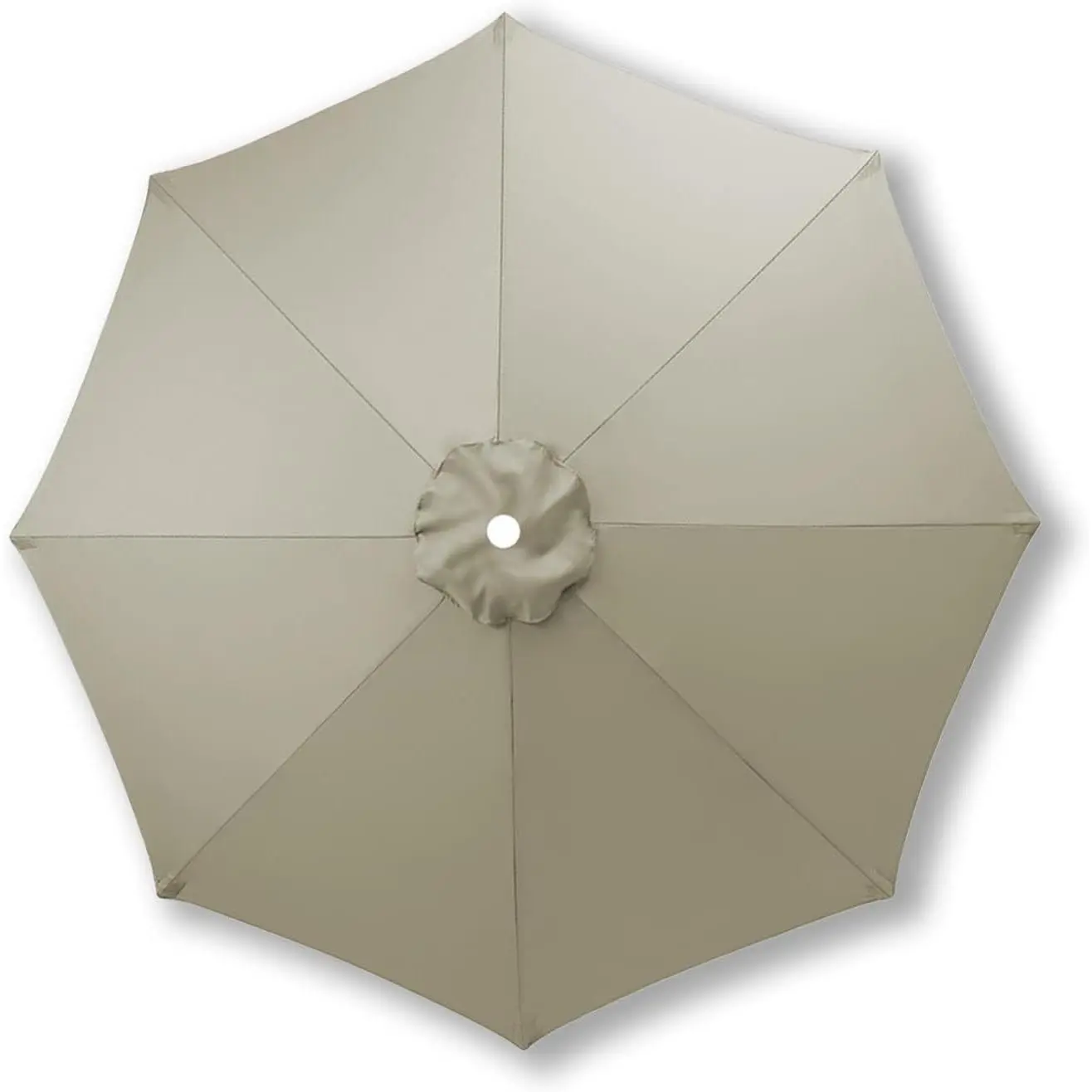 Patio Umbrella Replacement Canopy - 10ft/9ft/7.5ft Sizes for 6/8 Ribs, Outdoor Cover for Backyard, Garden Use