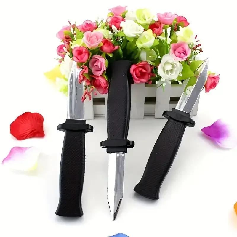 Magic Stretchable Plastic Dagger Props, Durable Safe No Sharp Blade for Pranks and Party Games, Fun and Unique Novelty Items, Wands