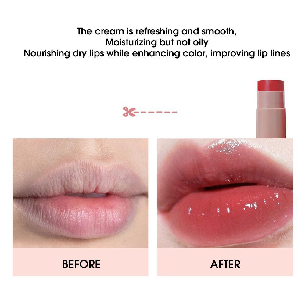 Moisturizing Lip Balm, Lip Gloss Lip Tint Lip Stain, Lip Glosses, Hydrating Anti-cracking Lip Balm Moisturizer, Glossy Plumping Lip Oil Stick, Smooth Lipstick, Suitable for All Occasions Lip Care Makeup, Plumping Lip Product, Color