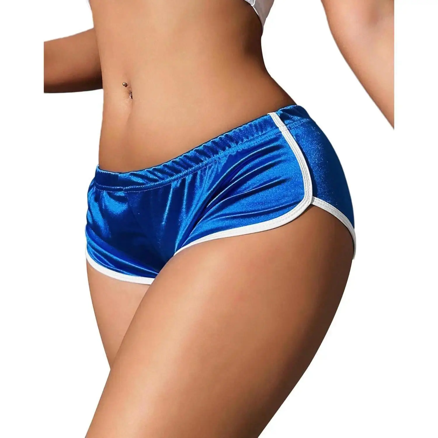 Unisex High Cut Slim Bottom Lifting Slimming Shorts - Sports Activewear for Yoga, Running, Rave Events
