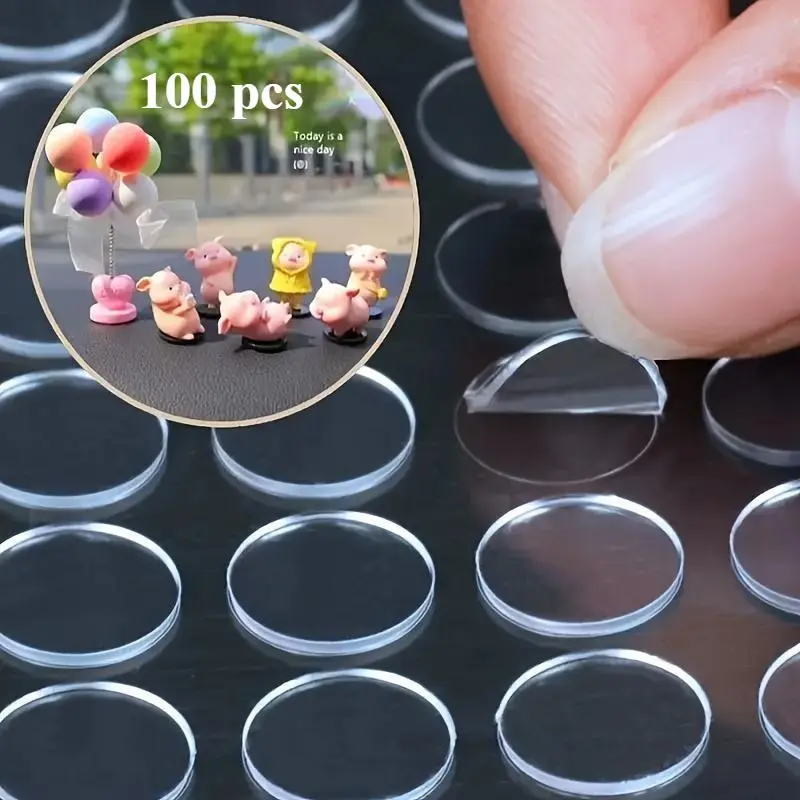 Strong seamless circular transparent acrylic double-sided tape - high viscosity and strong waterproofing - versatile nano double-sided tape - Strong Adhesive Waterproof