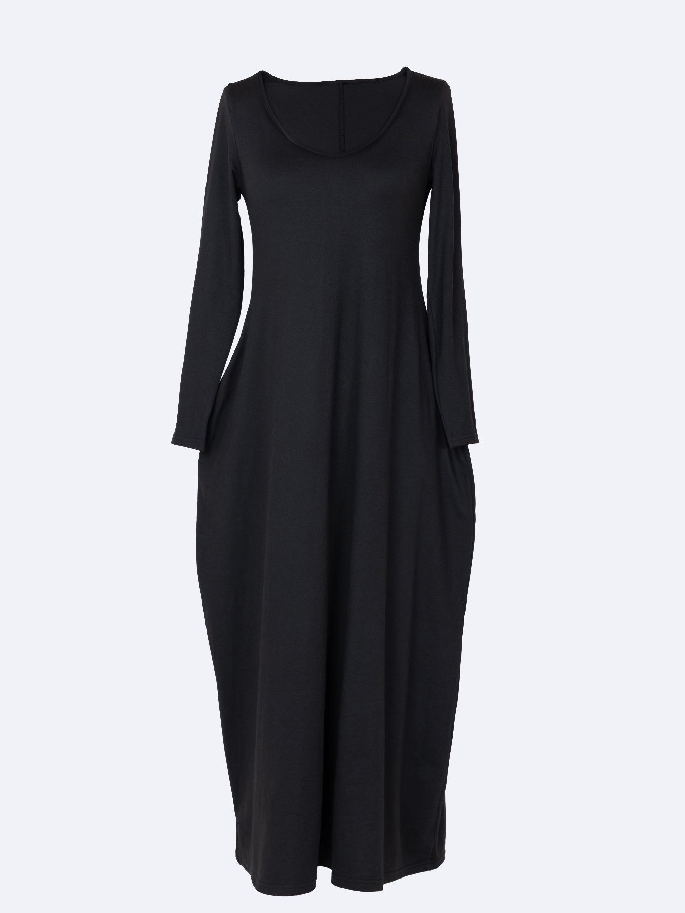 Women's Long Coffee Leopard Print Home Dress, Round Neck Long Sleeve Pocket Sleepwear, Soft Fabric All Seasons Casual Style Women's Long Coffee Leopard Print Home Dress, Round Neck Long Sleeve Pocket Sleepwear, Soft Fabric All Seasons Casual Style