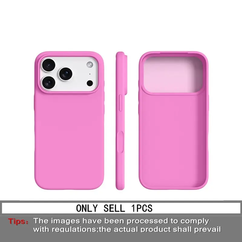 1 piece BASE MORE COVER Protective, ultra-thin liquid silicone smartphone iPhone case for Apple, soft touch feel, soft edge wrapping, matte soft shell case, skin-like texture, naked phone case, suitable for Apple iPhone 17 Pro Max/16/15/14/13 Pro Max Plus