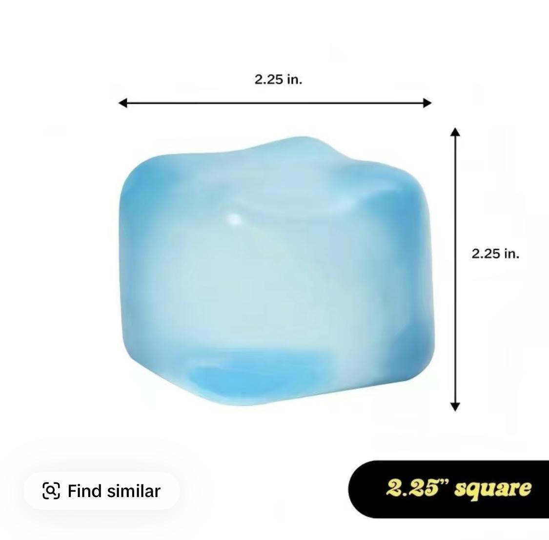 Squishy Toys, Stress Cubes, Fidget Toys, and Stress Balls for Kids and Adults-Squeeze Squishies for Anxiety and Stress Relief, Ice-Themed Squishy Cubes, Sugar Balls, and Sensory Toys.Nice Cube Cubes with Box