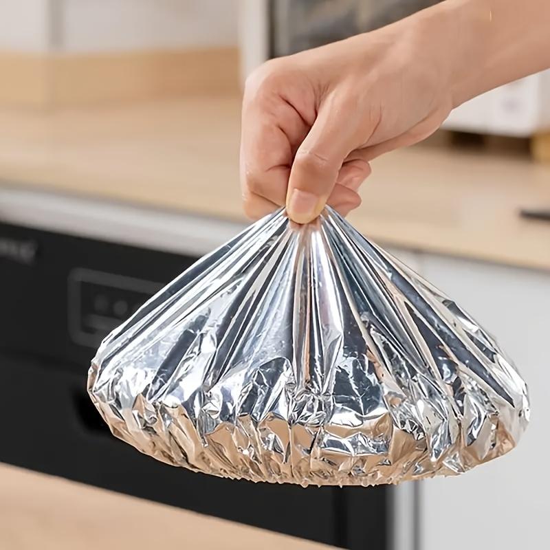 10pcs Food-Grade Reusable Aluminum Foil Heat Preservation Covers, Table and Bowl Lids to Keep Food Warm, Fresh, Dust-Proof & Insulated